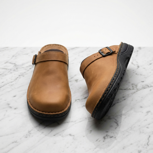 Aria Leather Clogs