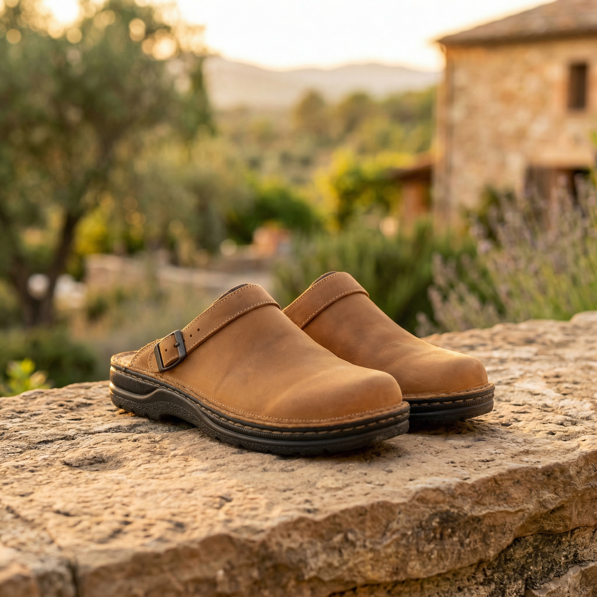 Siena Leather Clogs