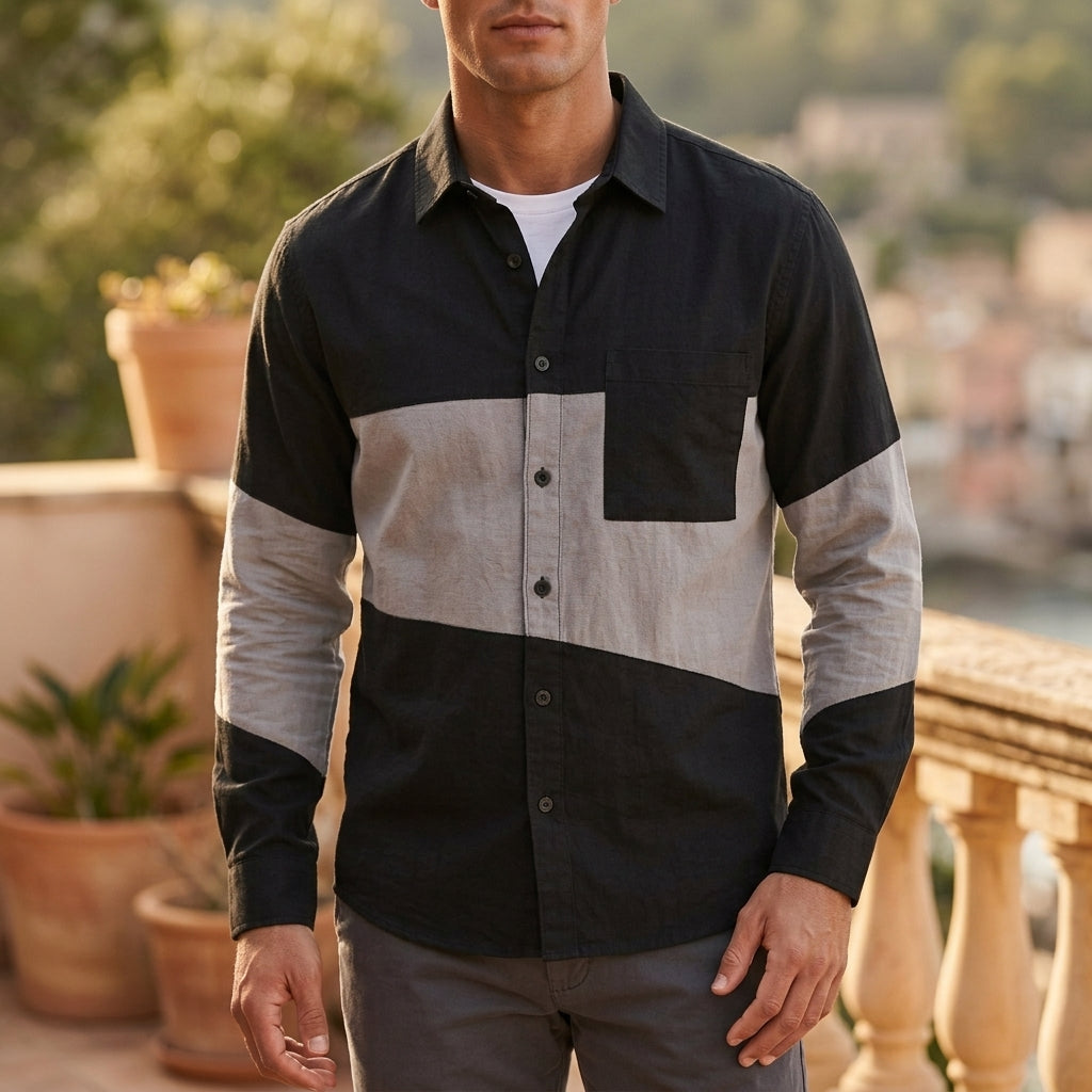 Capetown Cotton Panel Shirt