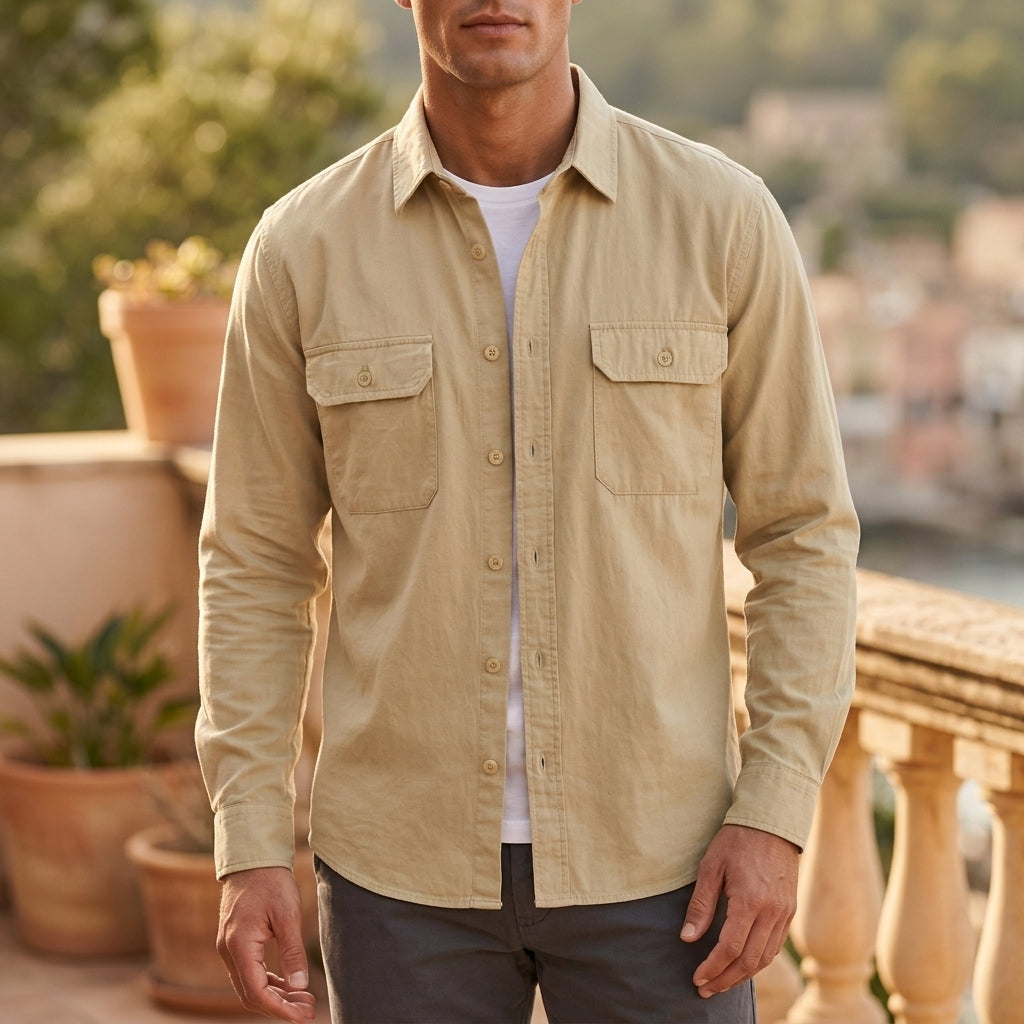 Carver Cotton Overshirt