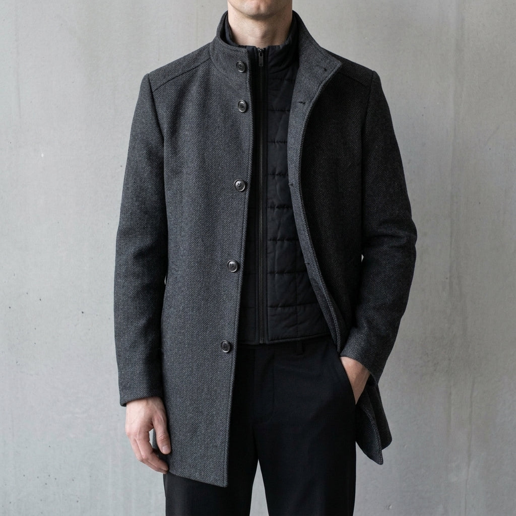 Adriano Wool Overcoat