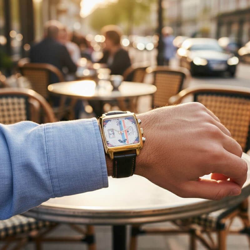 Marcellus Square Chronograph