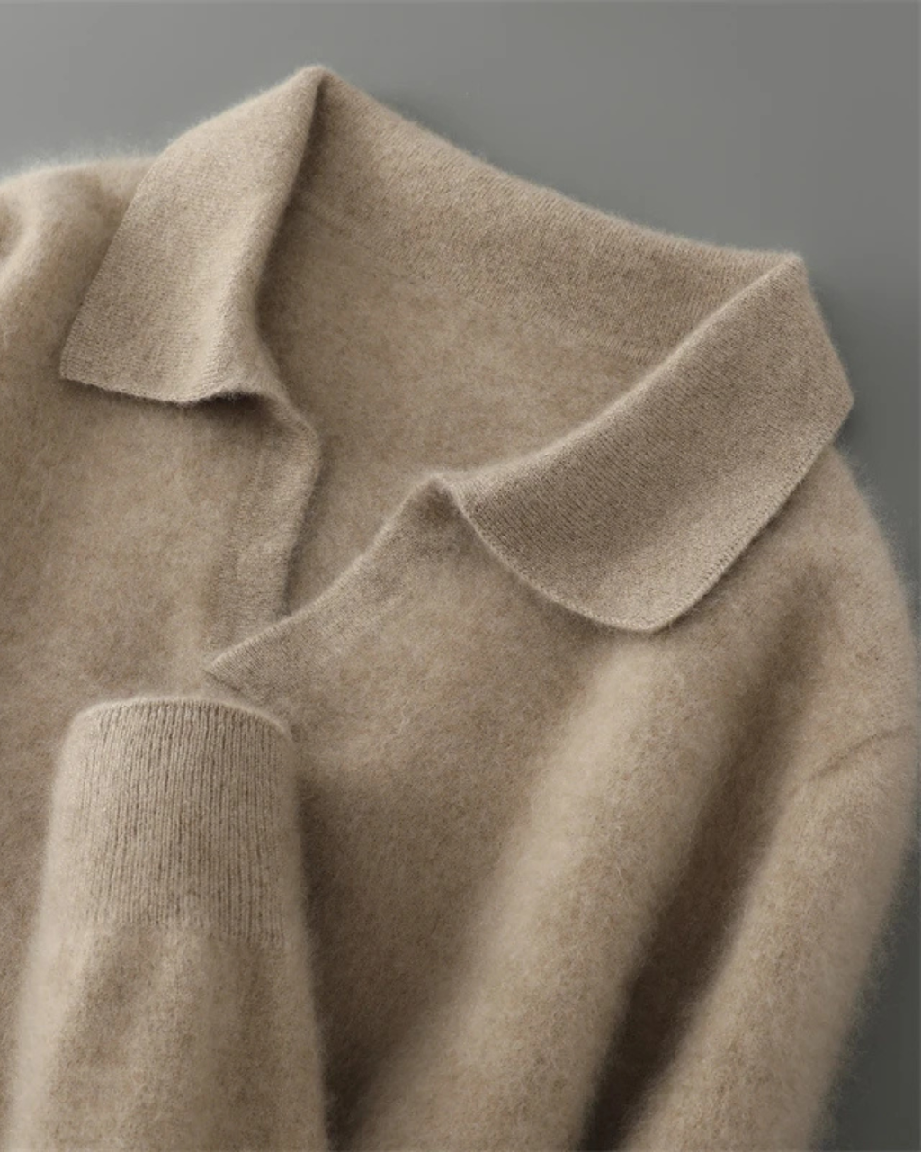 Ashford Cashmere Polo Sweater