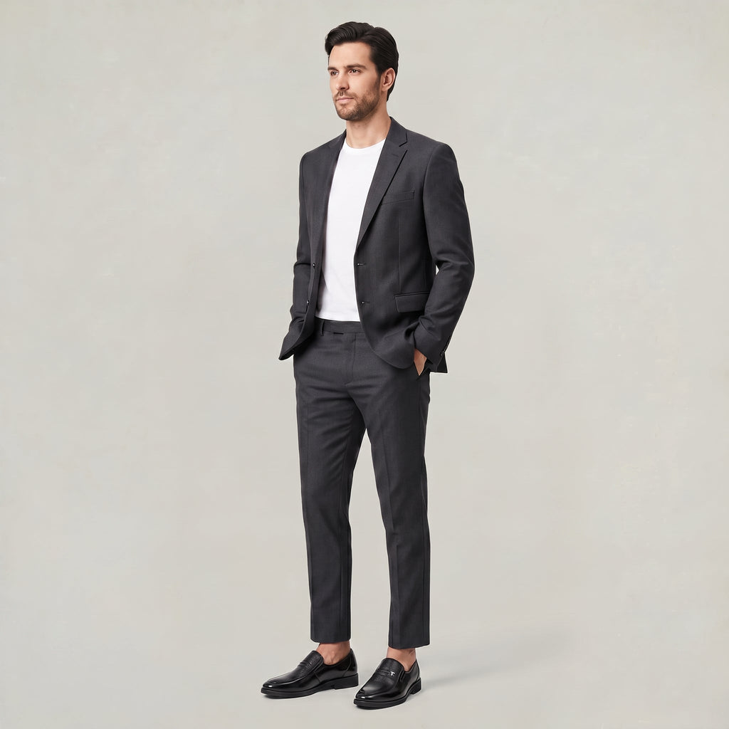 Men's Leather Slip-On Business Loafers