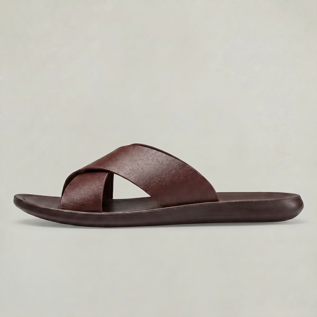 Men's Cross Strap Slide Sandals - Anti-Slip Home Slippers
