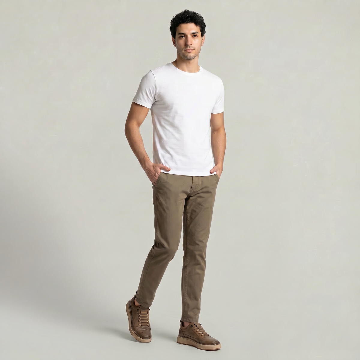 Men's Synthetic Lace-Up Low Top Sneakers
