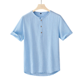 Horizon Henley Linen Shirt
