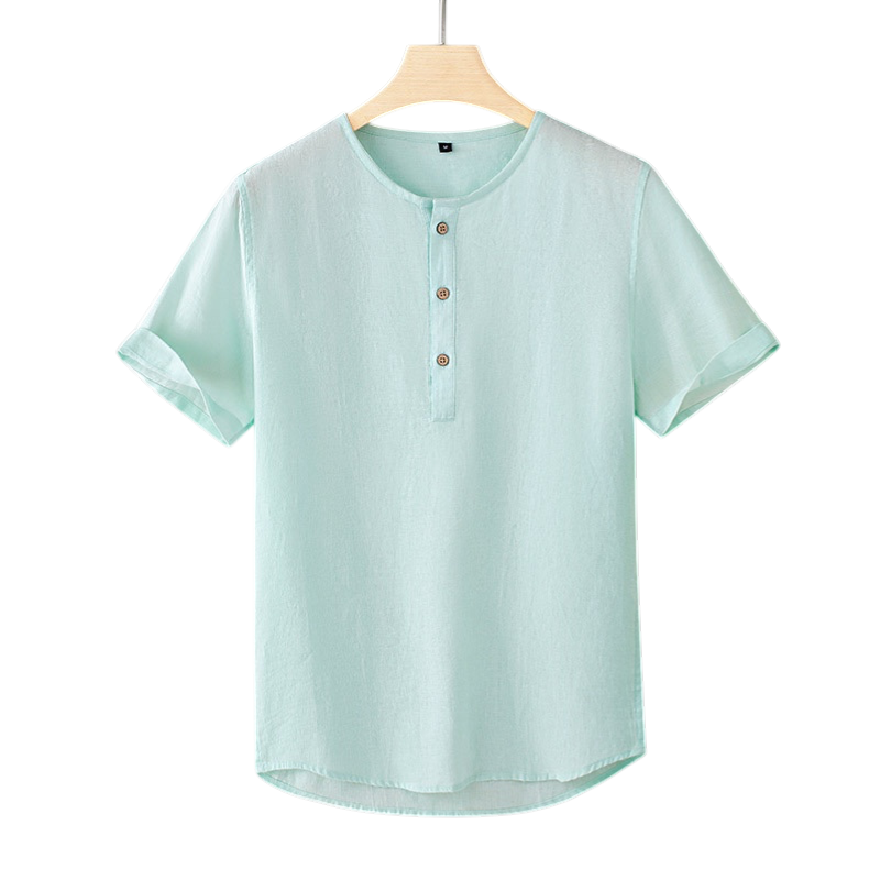 Horizon Henley Linen Shirt