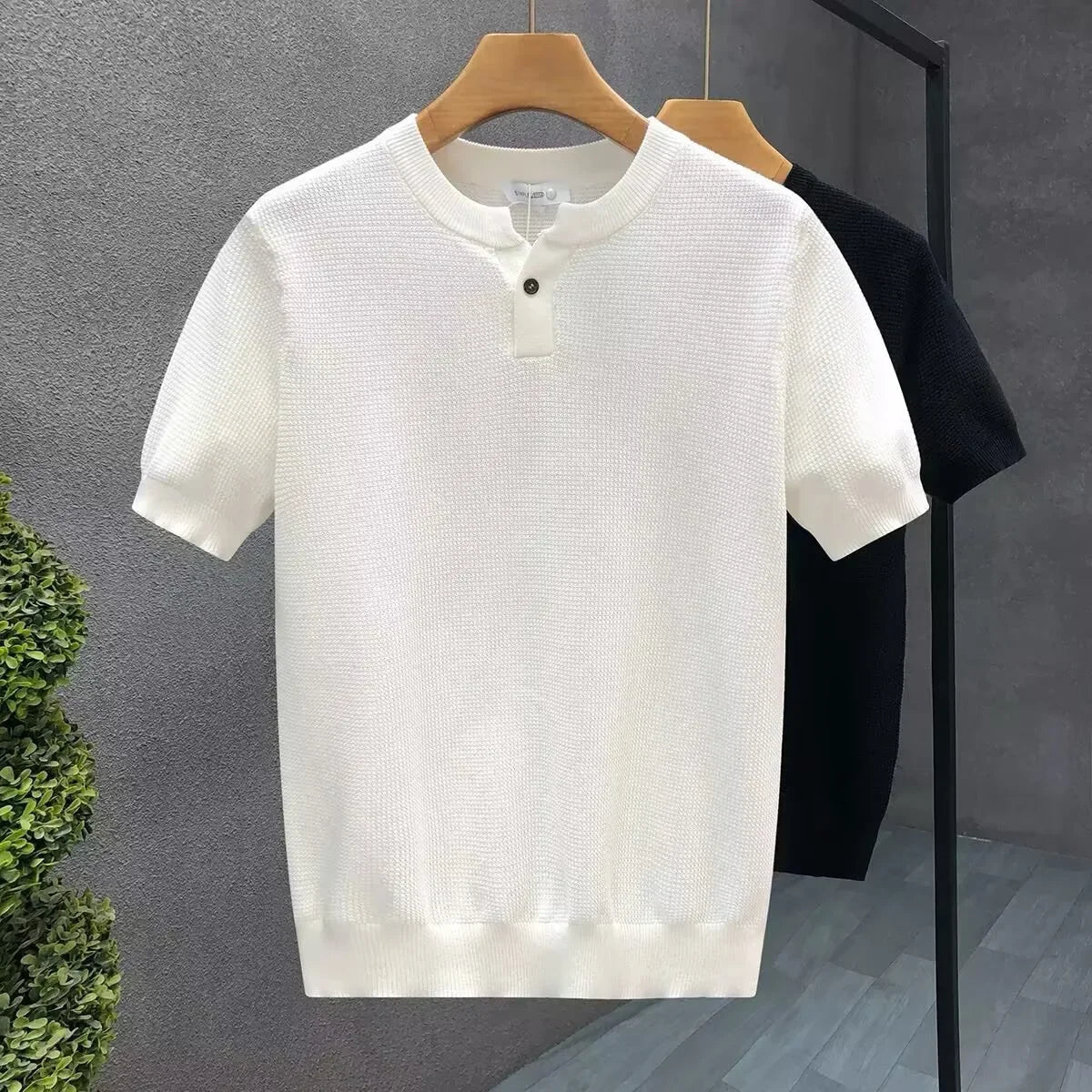 Henley Crewneck