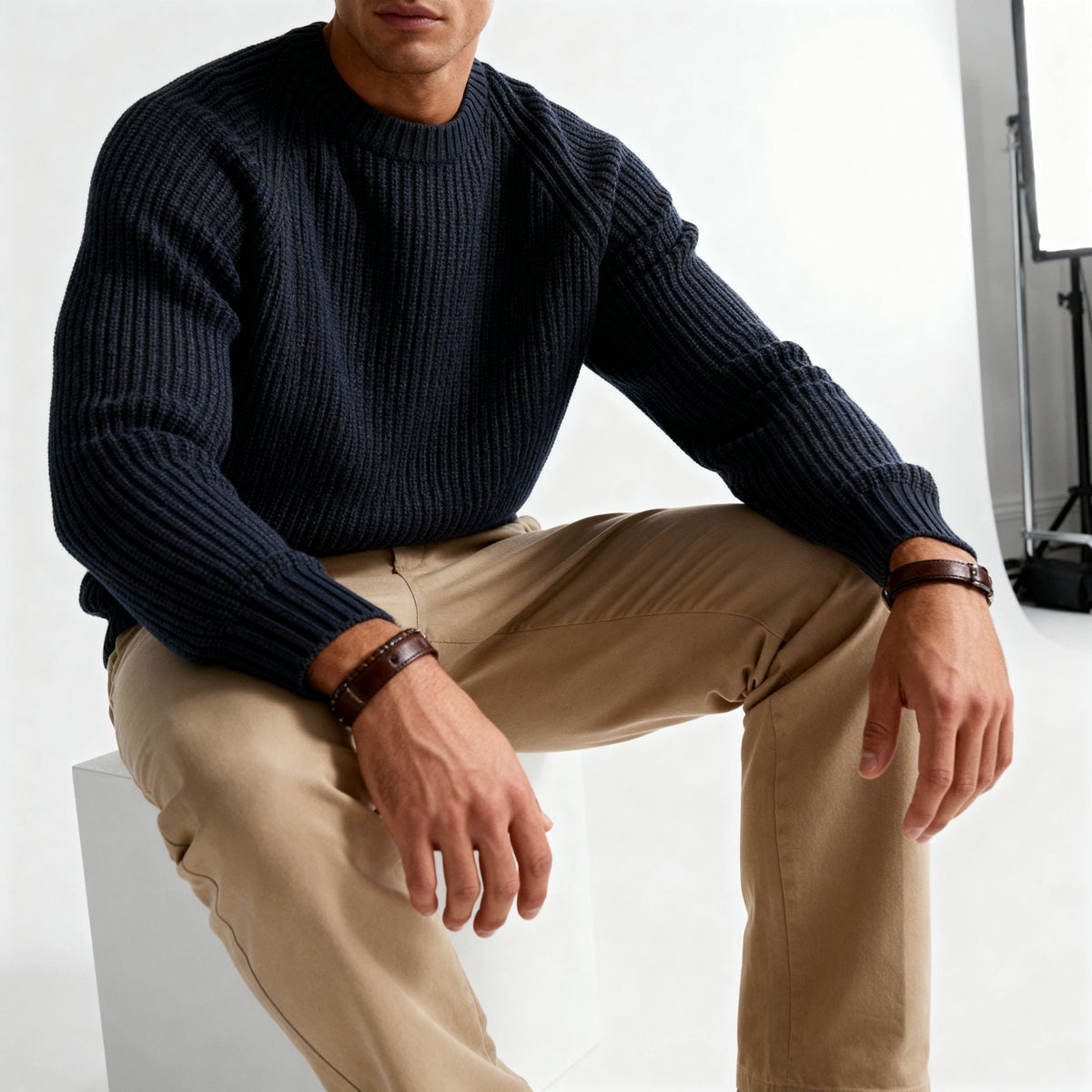 Fisherford Rib Crewneck