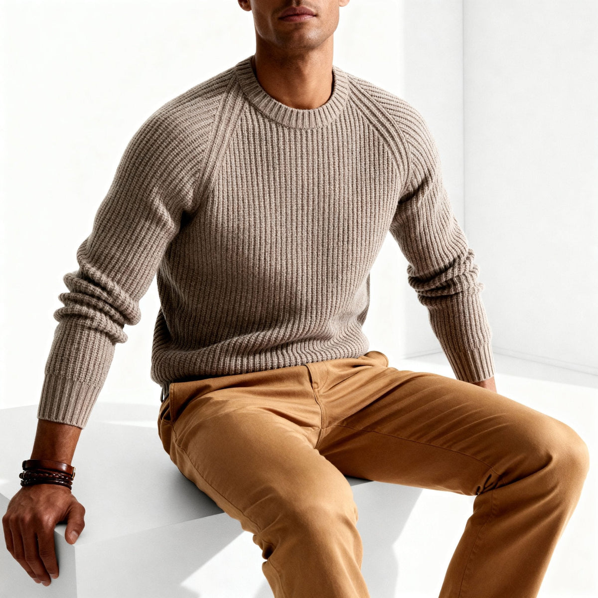 Fisherford Rib Crewneck