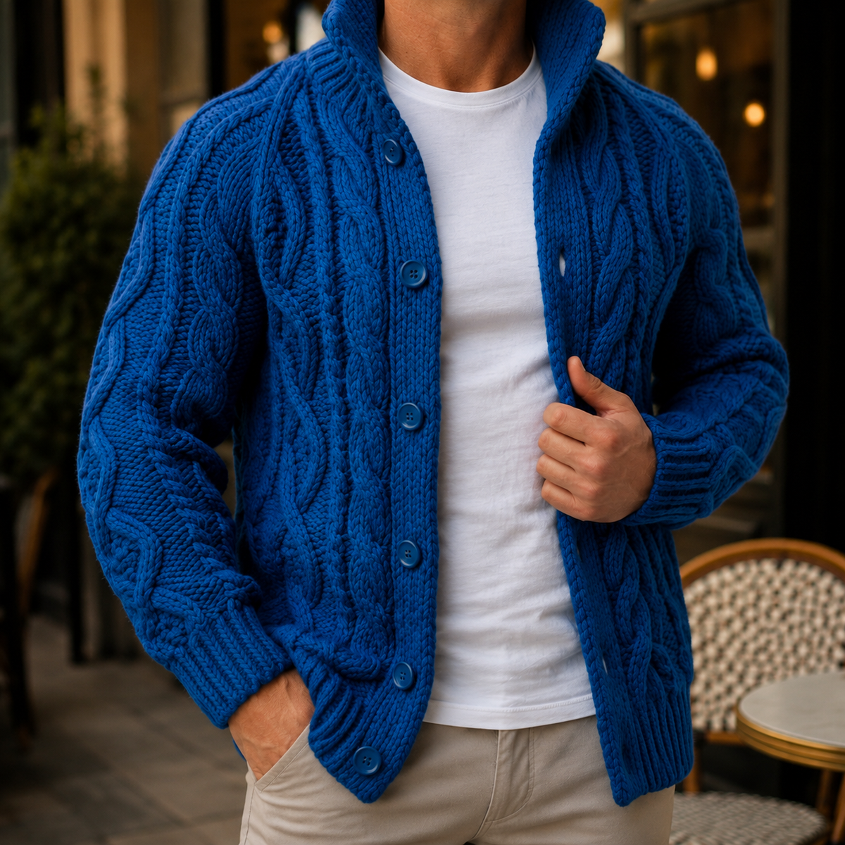 Caius Cable Knit Sweater