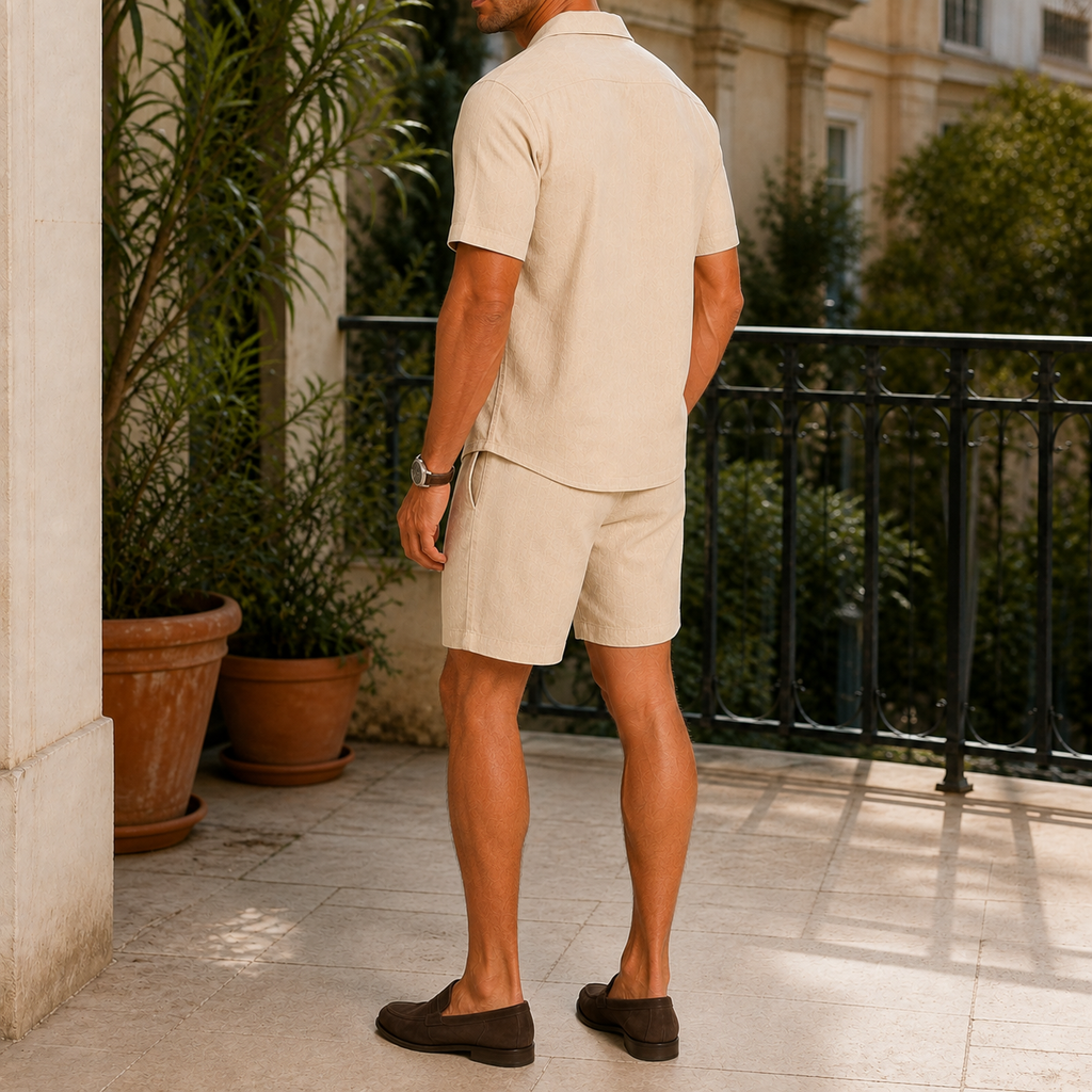 Dorian Textured Short Set