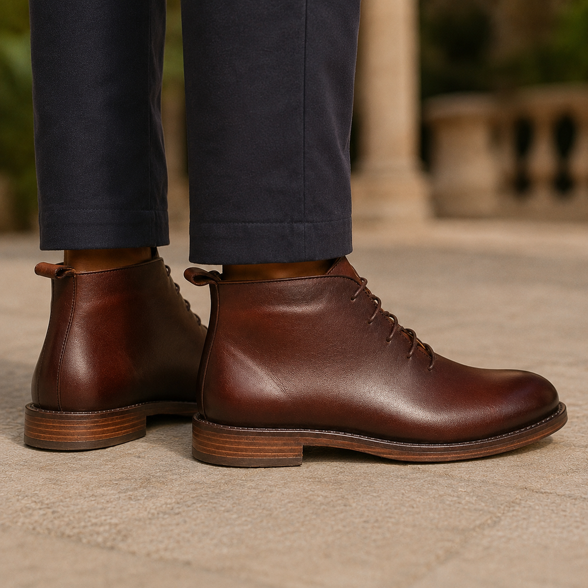Neroni Leather Ankle Boots