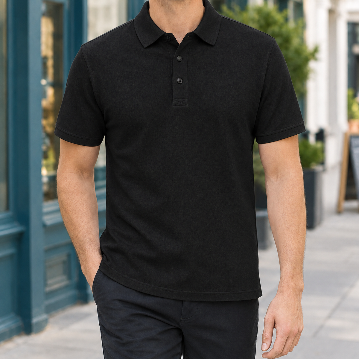 Gregoire Fitted Polo