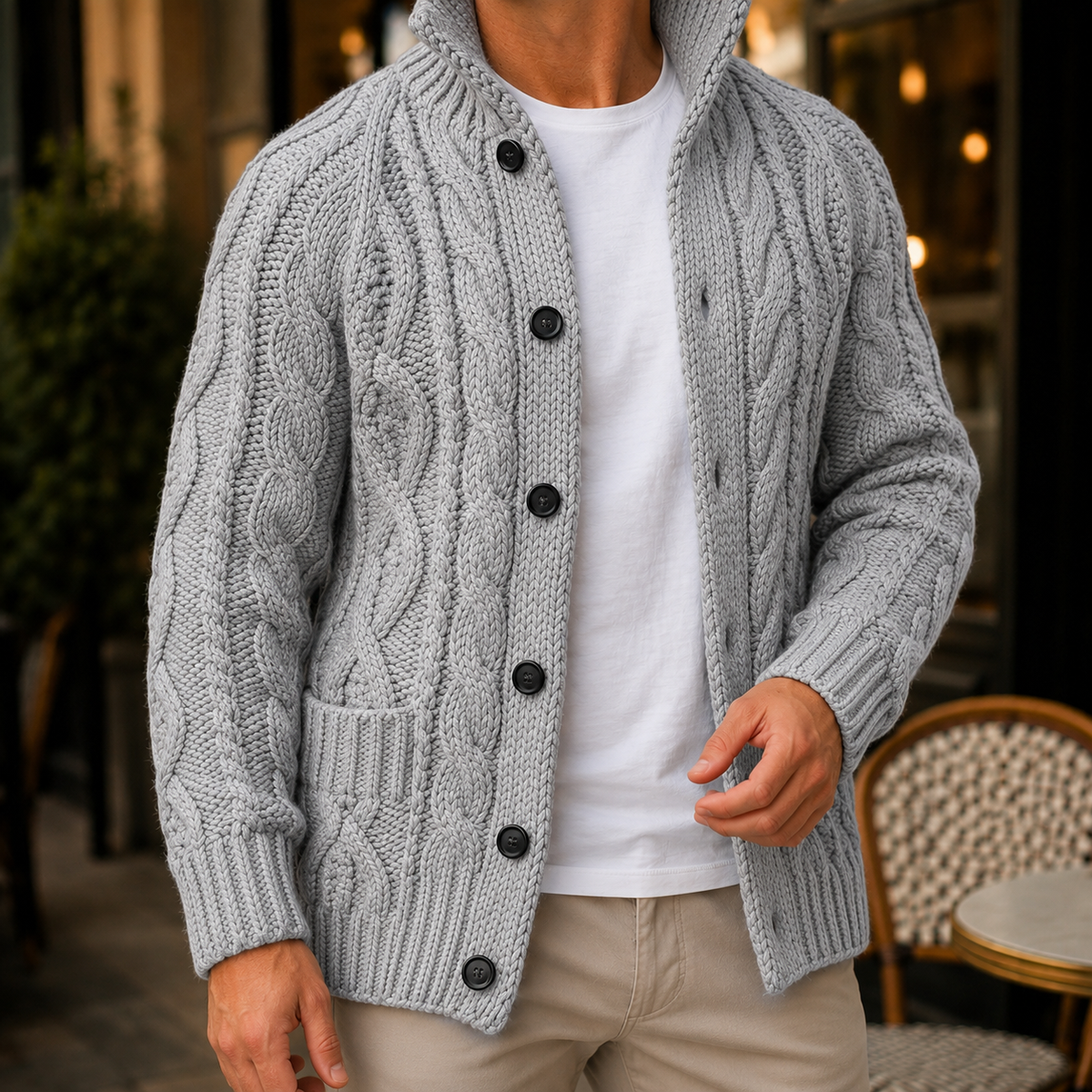 Caius Cable Knit Sweater