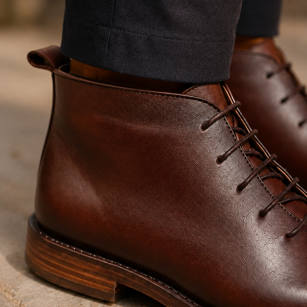 Neroni Leather Ankle Boots