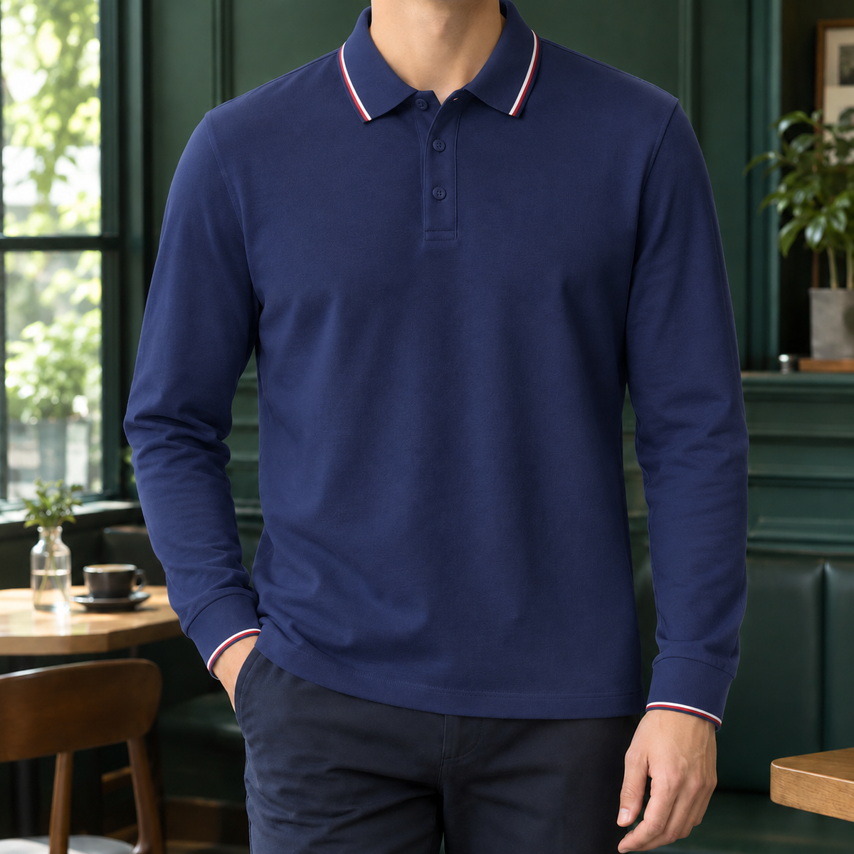 Lothaire Tipped Polo