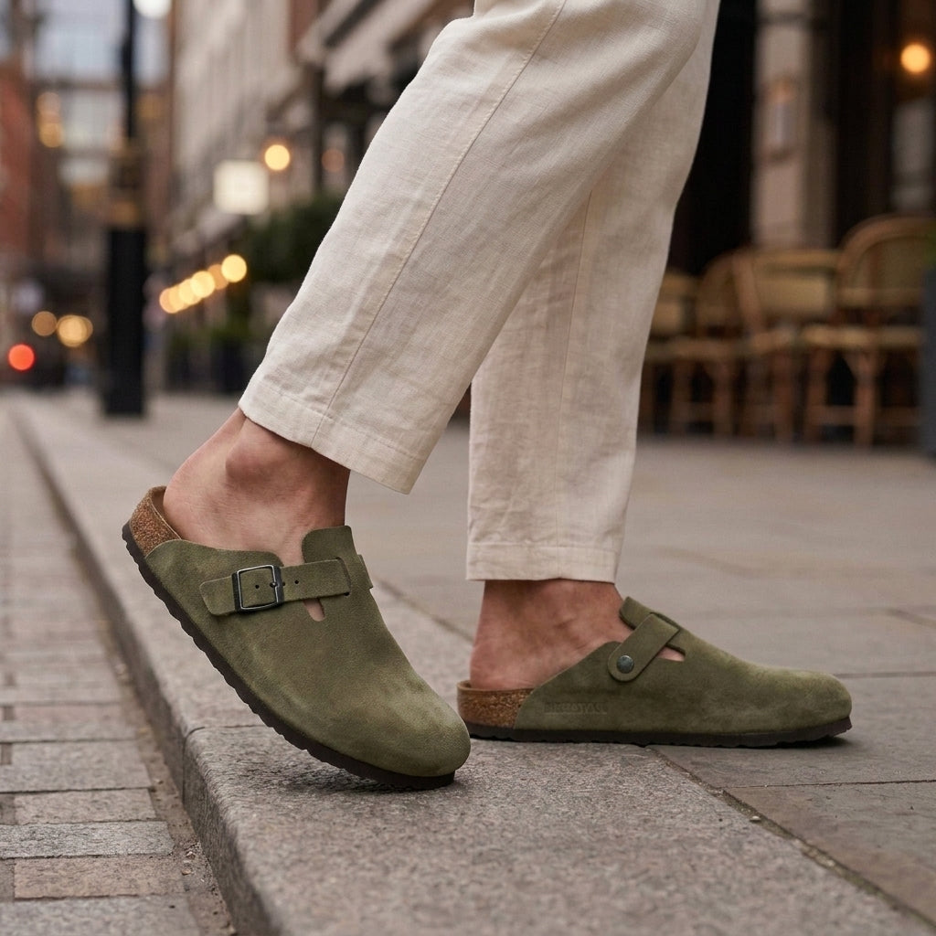 Lorenzo Suede Mules