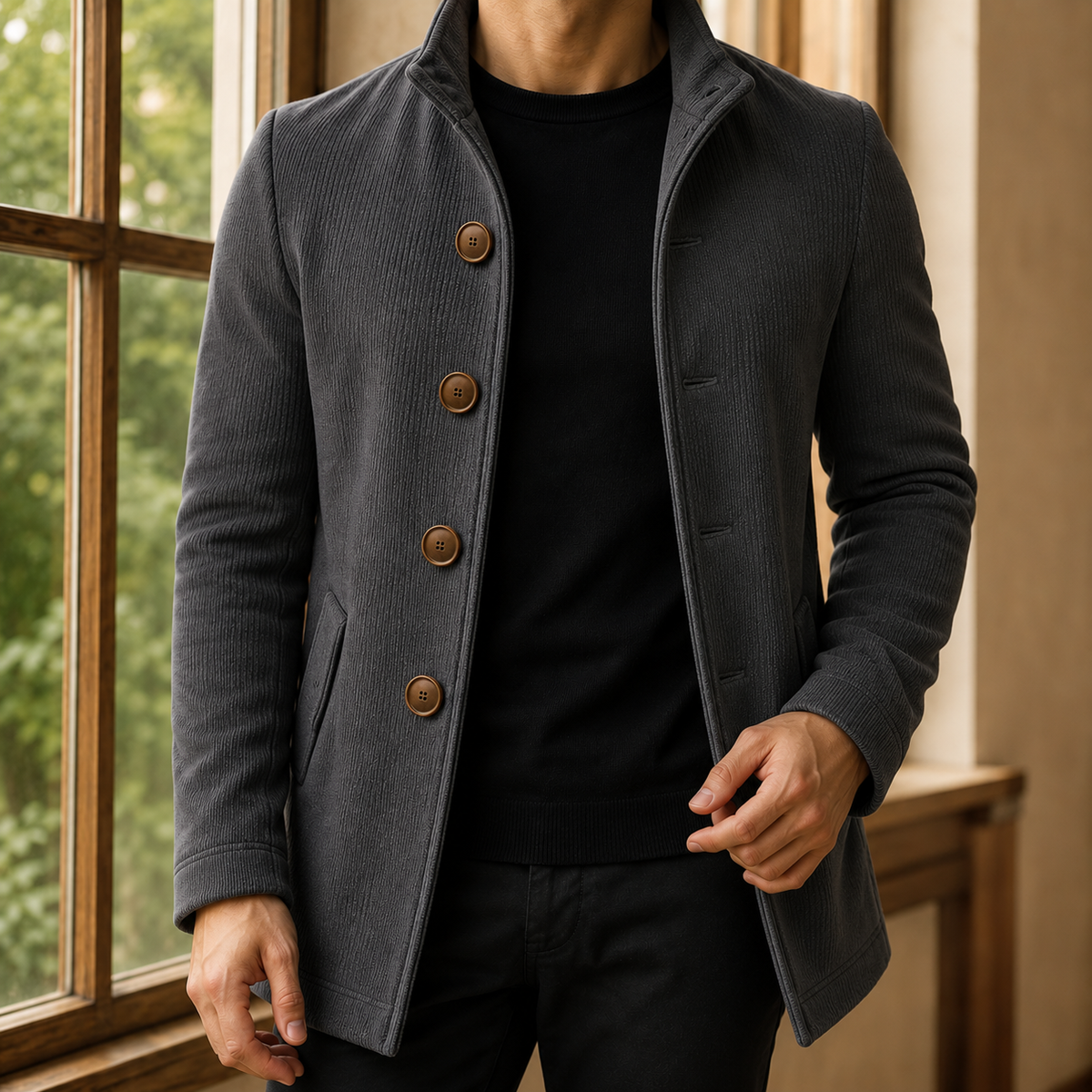 Magnus Ribbed Coat