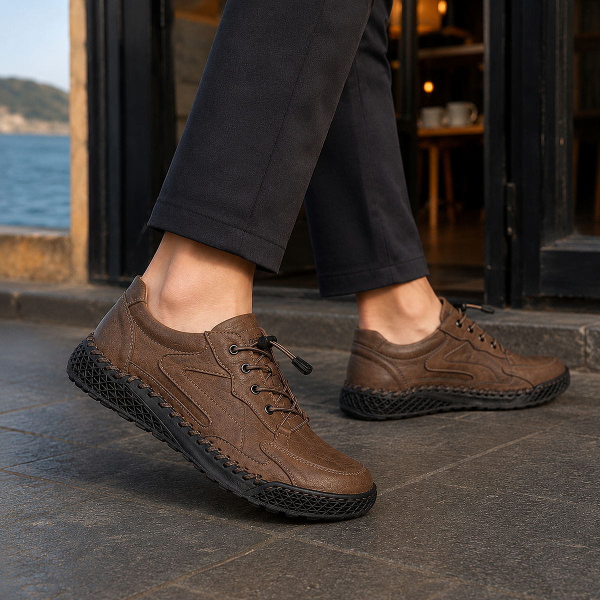 Bargello Lace-Up Shoes