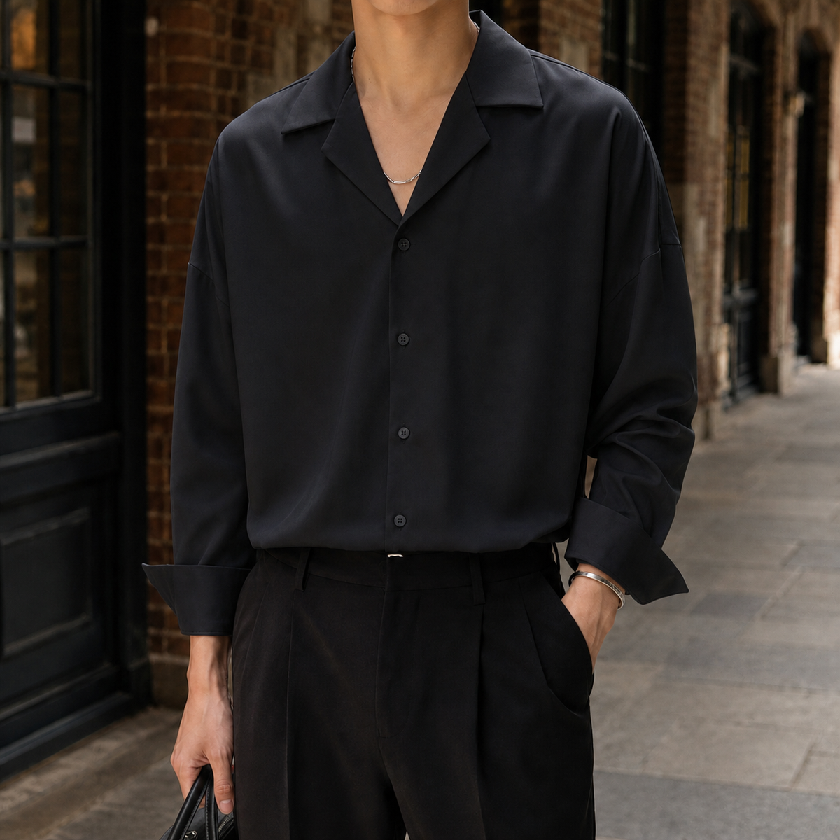 Maurice Cuban Collar Shirt