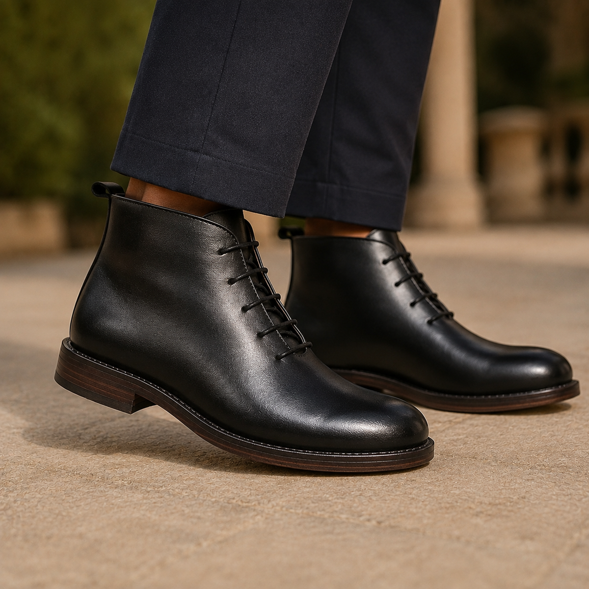 Neroni Leather Ankle Boots