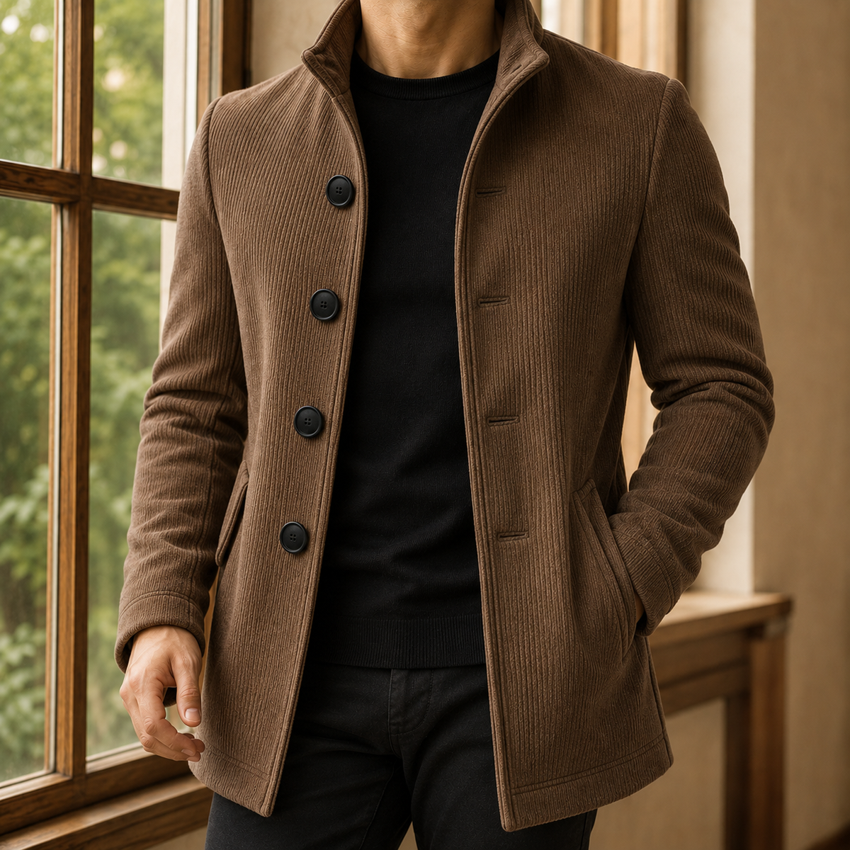 Magnus Ribbed Coat