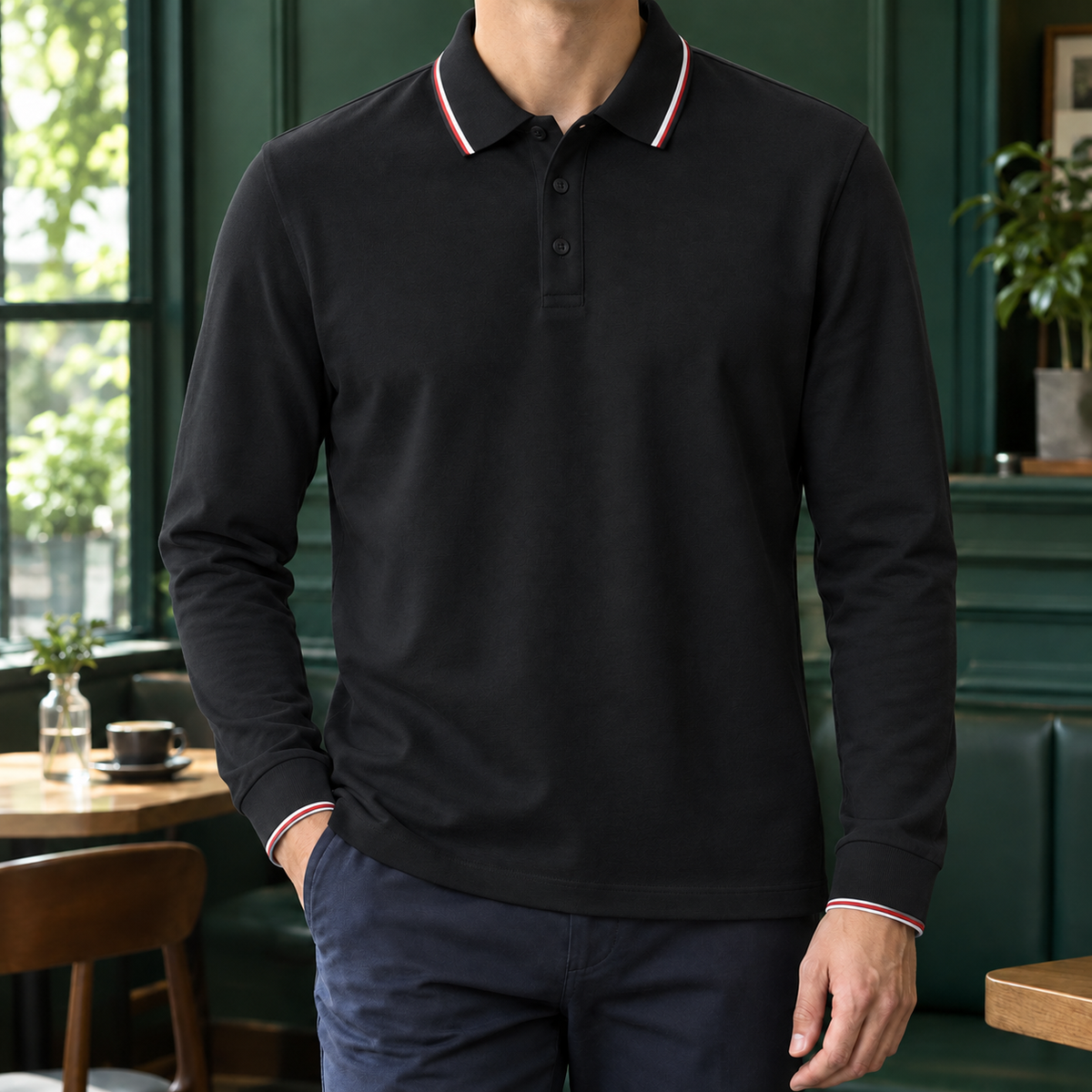 Lothaire Tipped Polo