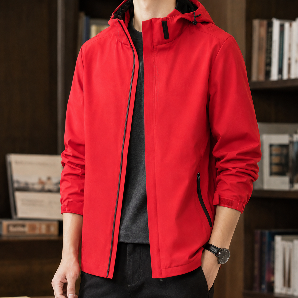 Erasmus Stand Collar Jacket