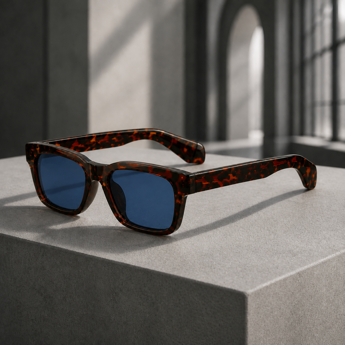 Pascal Rectangular Sunglasses