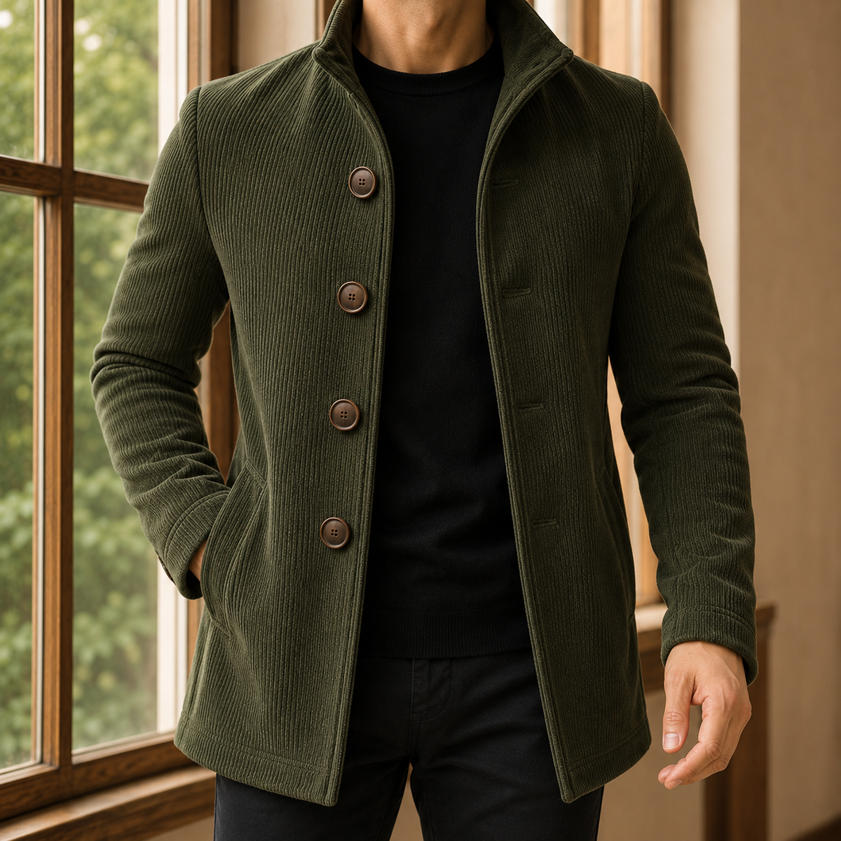 Magnus Ribbed Coat