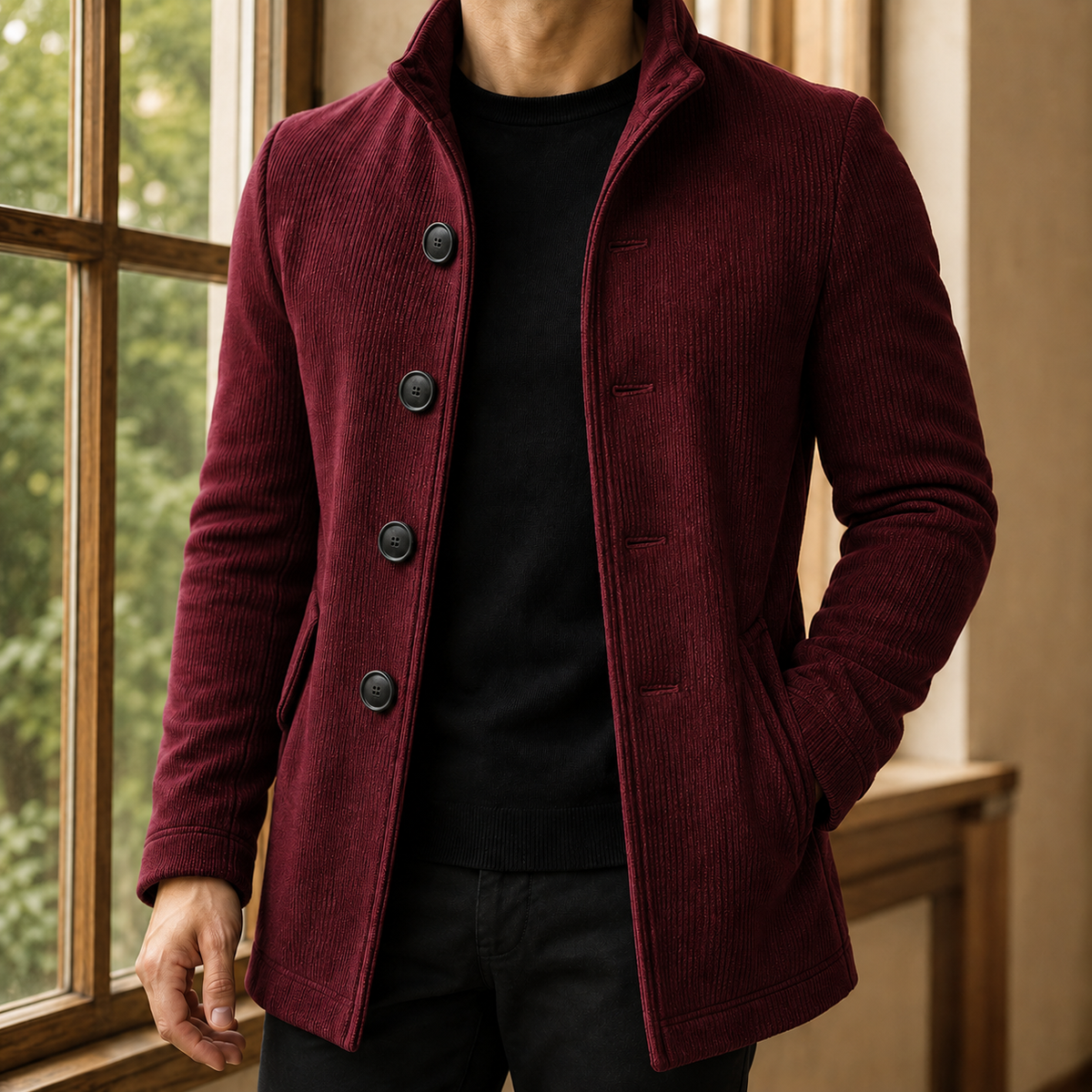 Magnus Ribbed Coat