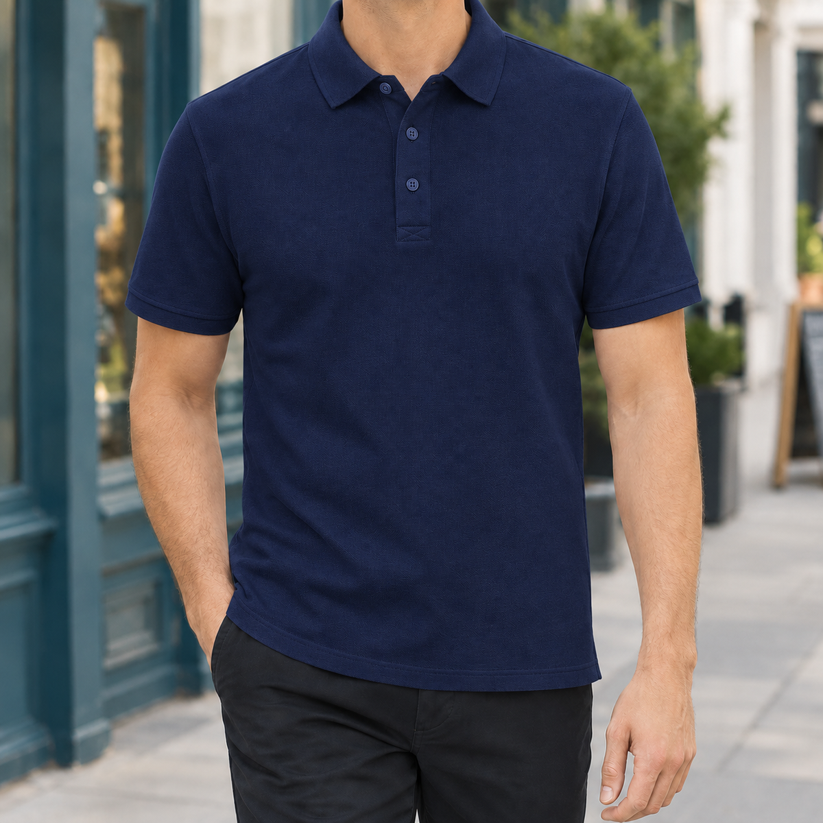 Gregoire Fitted Polo