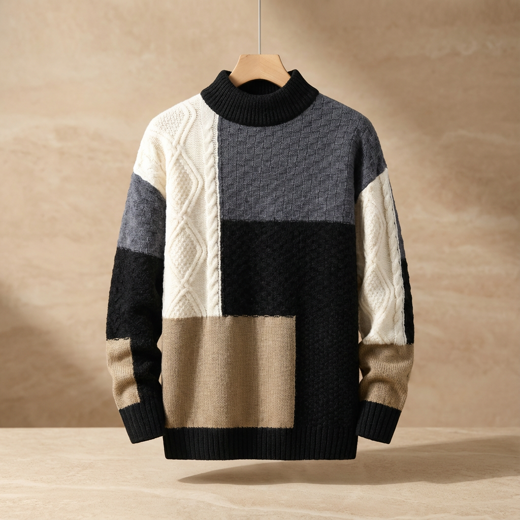 Montreux Panel Knit Sweater